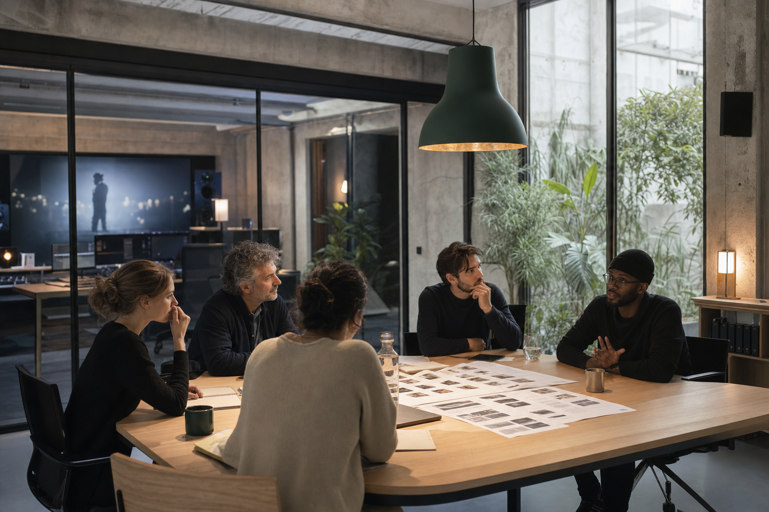 Équipe du studio réunie